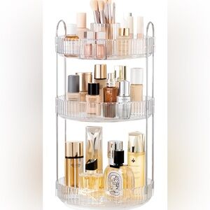 360 rotating makeup organizer